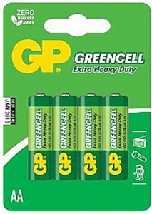 Baterie GP AA Greencell 1,5 V 4 Ks Baterie GP AA Greencell 1,5 V 4 Ks