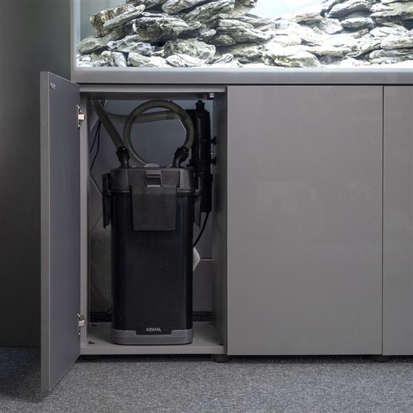 Skřínka AQUAEL pod akvária GLOSSY ST 80 šedá