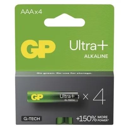 Baterie BP AAA Alkaline Ultra Plus 1,5 V 4 Ks