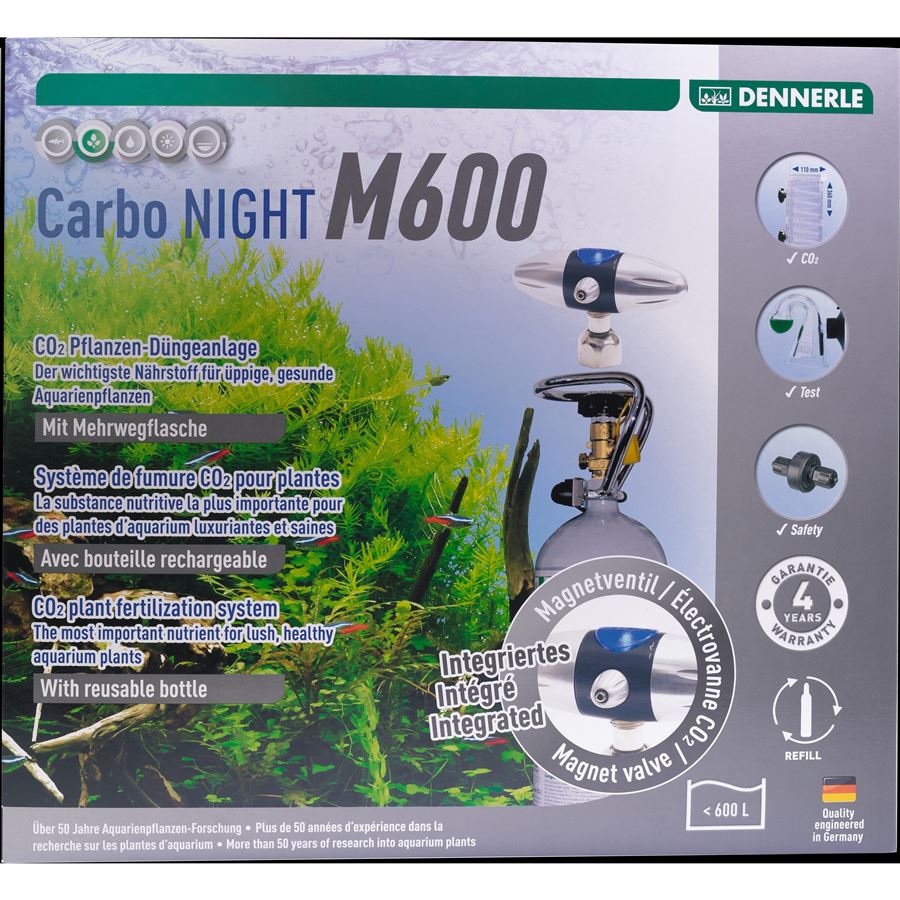 DENNERLE znovuplnitelný co2 set Carbo NIGHT M600