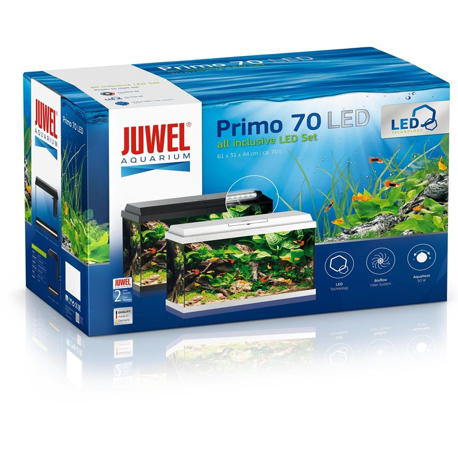 Juwel akvárium Primo 70 LED bílé 70 l