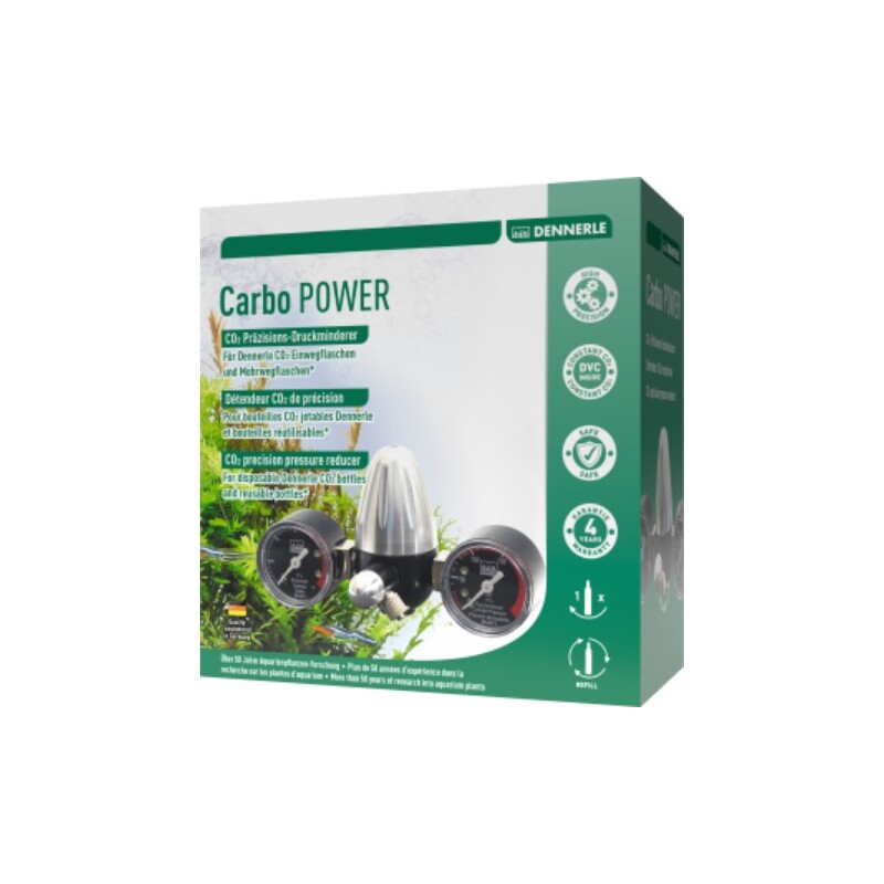 DENNERLE CO2 ventil Carbo POWER se dvěma manometry