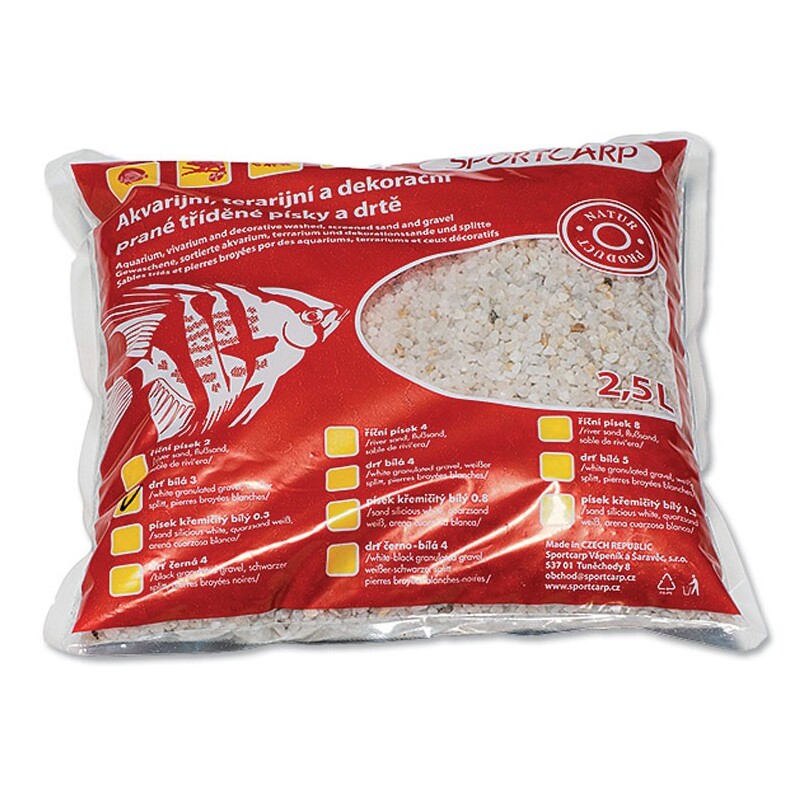 Drť bílá 3-4 mm 3,3kg