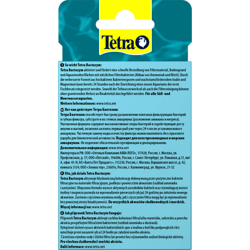 Tetra Bactozym 10 kapslí 