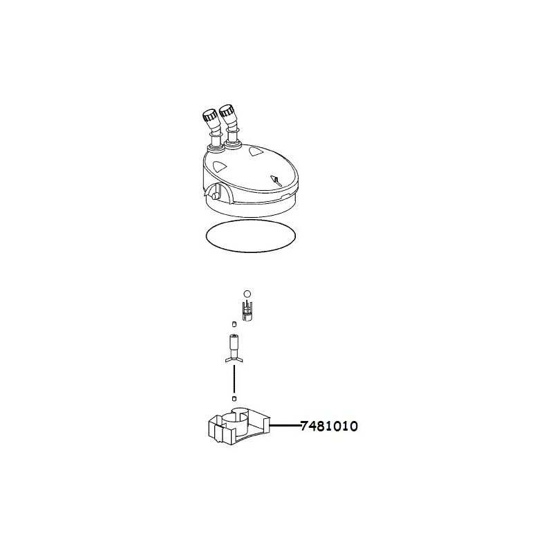 EHEIM KRYT ROTORU PRO FILTR 2032, 34, 36 (7481010)