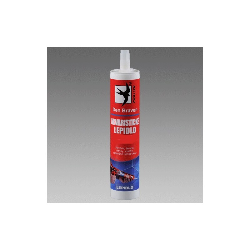 Lepidlo na dekorace transparentní silikonové 280 ml