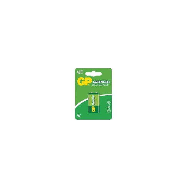 Baterie GP 9V Greencell 1 KS