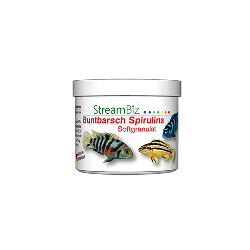 StreamBiz Cichlid Spirulina soft granulat 80 g