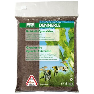DENNERLE  Crystal-Quartz, tmavě hnědý písek 5kg