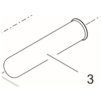 Oase Křemíkové sklo D33 x 200 s hranou