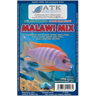 Mražené krmivo Malawi Mix 100g - BLISTR