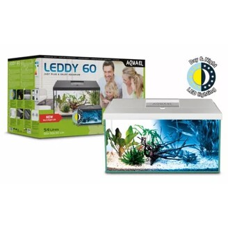Akvárium set AQUAEL LEDDY Day&Night 60 bílé 54L