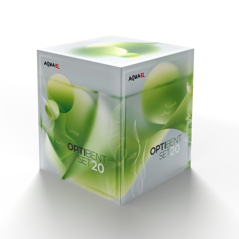 Akvárium set AQUAEL OptiBent 20 černé 