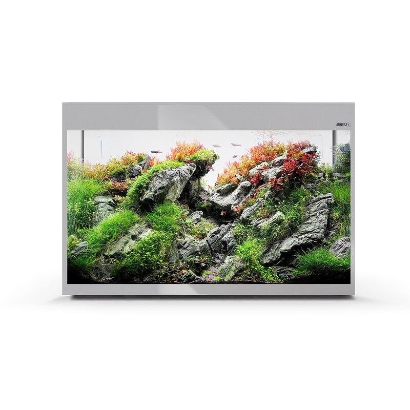Akvárium set AQUAEL GLOSSY ST 80 Day&Night šedé 125L