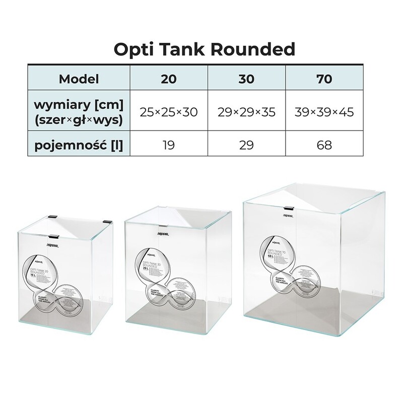 Zaoblené Akvárium AQUAEL Opti Tank 30l
