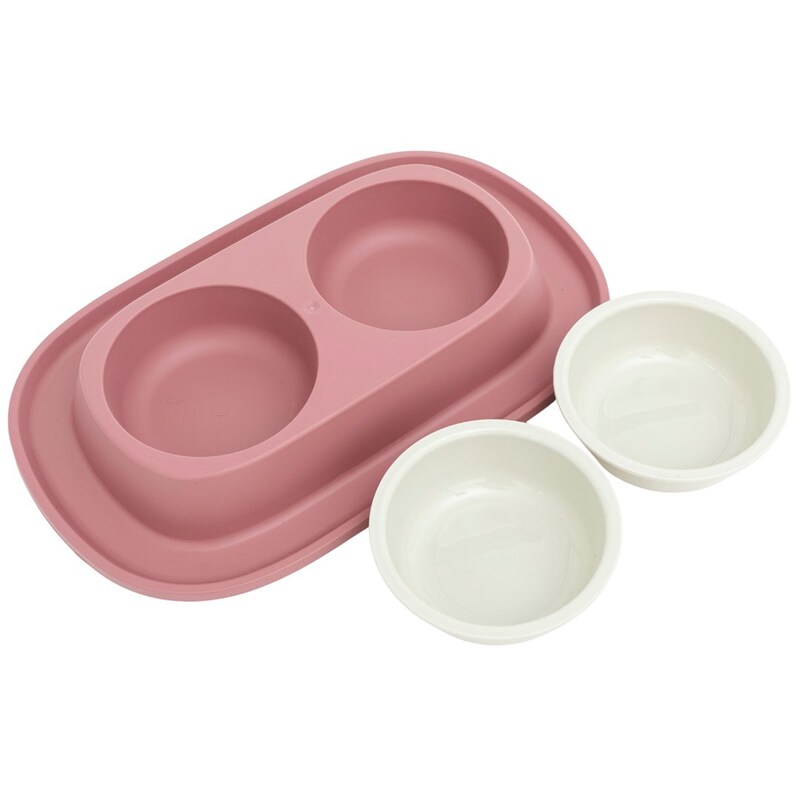 Miska Comfy Smart Clean 230+230 ml Pink