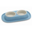Miska Comfy Smart Clean 230+230 ml Blue
