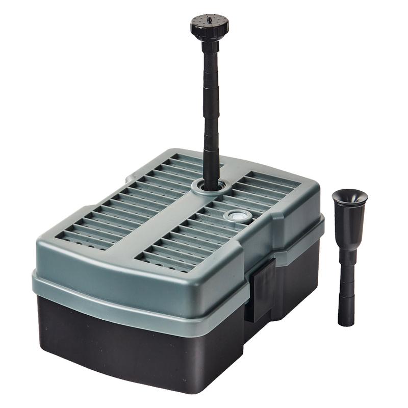 Heissner filtr podvodní solární s čerpadlem 600 l/h, UV 5W do 2m3