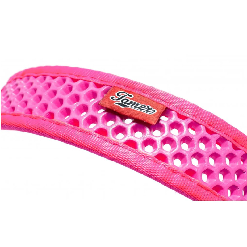 Tamer obojek Softy růžový - šířka 3,8 cm, obvod krku 35-41 cm
