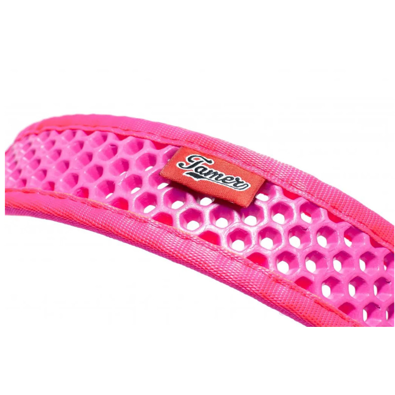 Tamer obojek Softy růžový - šířka 3,8 cm, obvod krku 40-46 cm