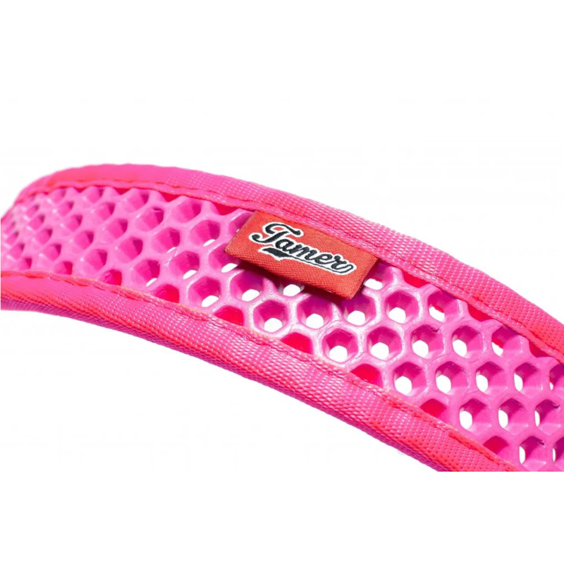 Tamer obojek Softy růžový - šířka 4,3 cm, obvod krku 50-56 cm