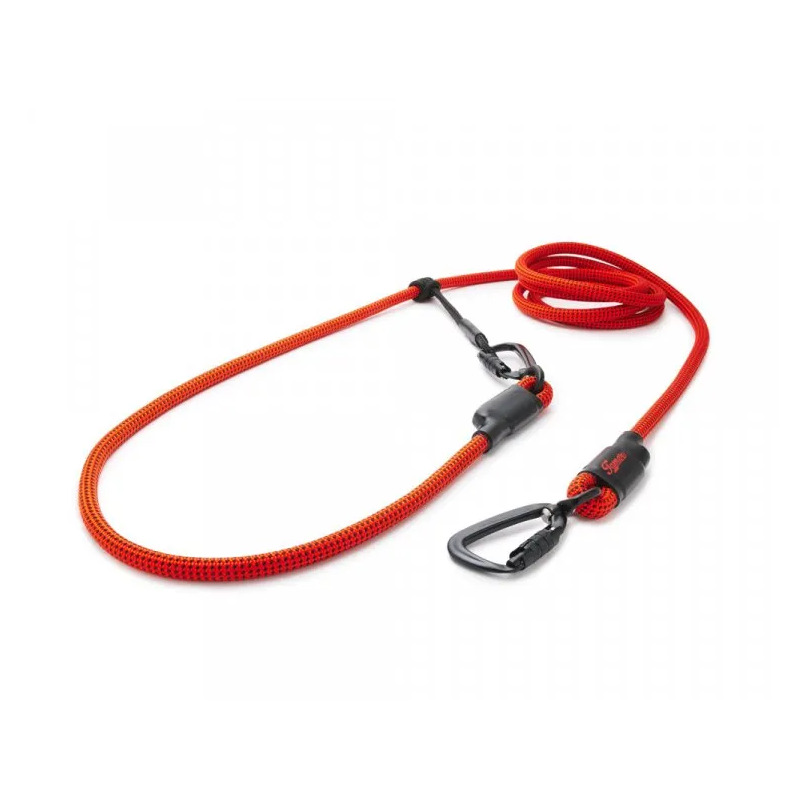 Tamer lanové vodítko Easy Long Twist - velký pes, mix barev, 3 m - červené, modré, žluté s prošitím