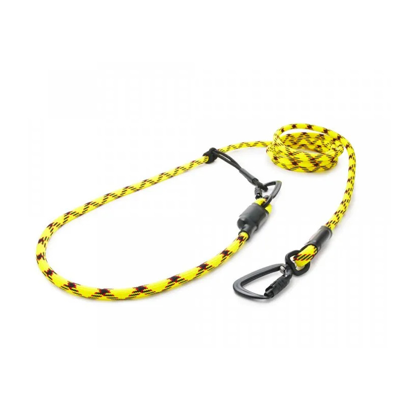 Tamer lanové vodítko Easy Long Twist - velký pes, mix barev, 3 m - červené, modré, žluté s prošitím