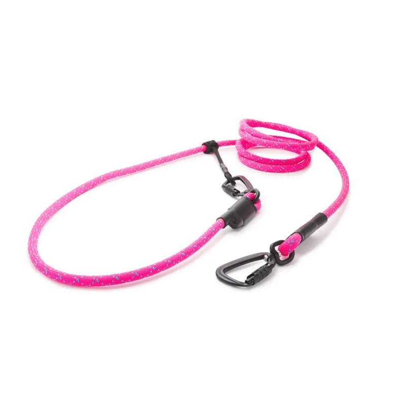 Tamer lanové vodítko Easy Long Twist - velký pes, mix barev, 3 m - červené, modré, žluté s prošitím