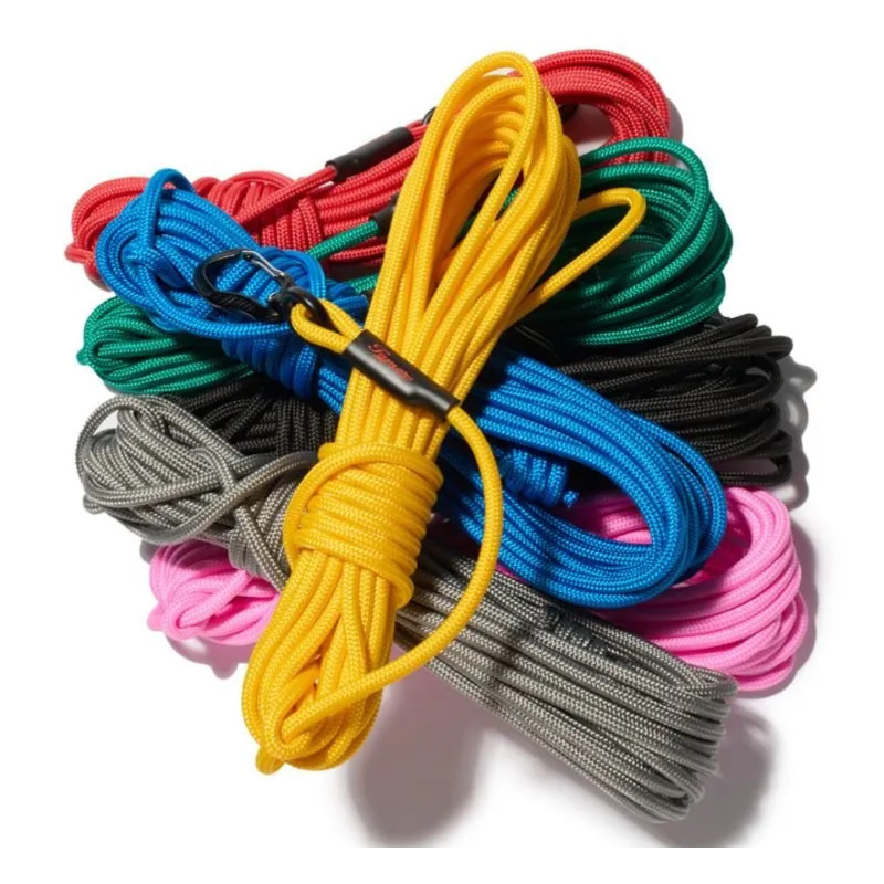 Tamer lanové vodítko Stopovačka Twist - Mini, mix barev, 10 m - zelené, žluté