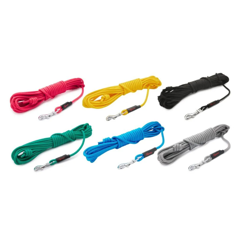 Tamer lanové vodítko Stopovačka - Mini, mix barev, 10 m - červené a zelené