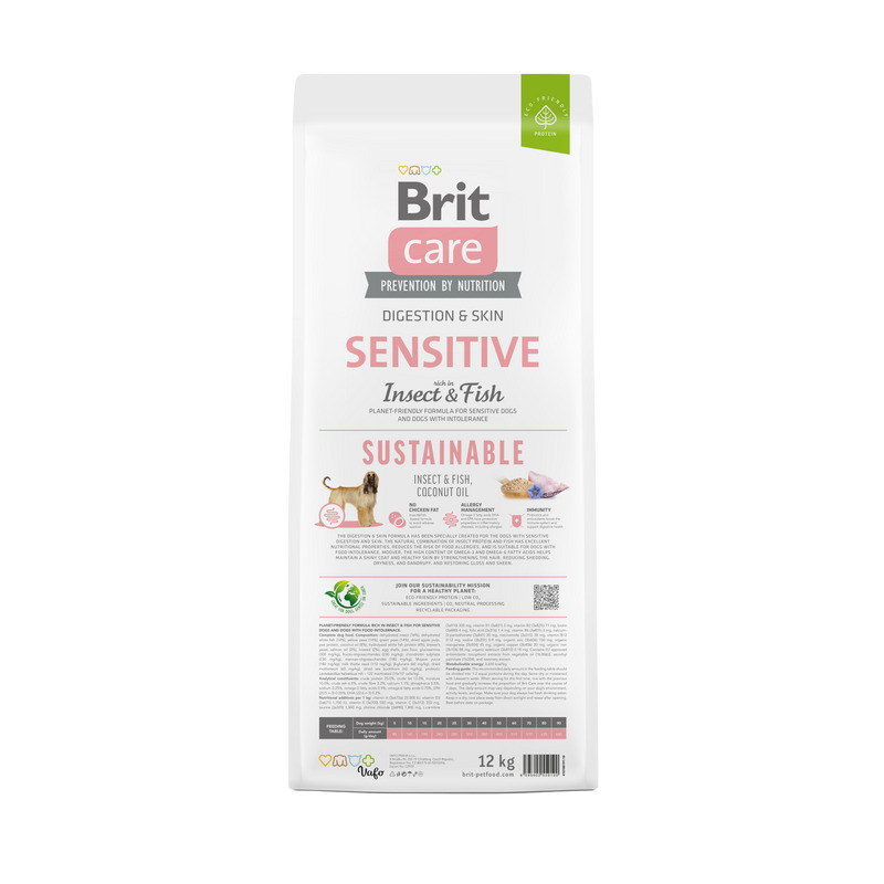Brit Care Dog Sustainable Sensitive 12 kg 