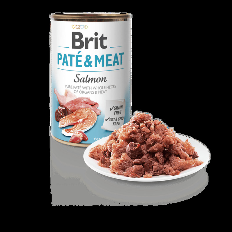 Brit Paté & Meat Dog Salmon 400 g  