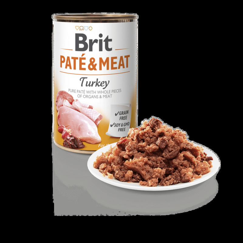 Brit Paté & Meat Dog Turkey 400 g