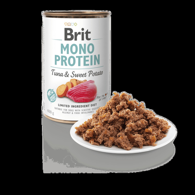 Brit Mono Protein Tuna & Sweet Potato 400 g 