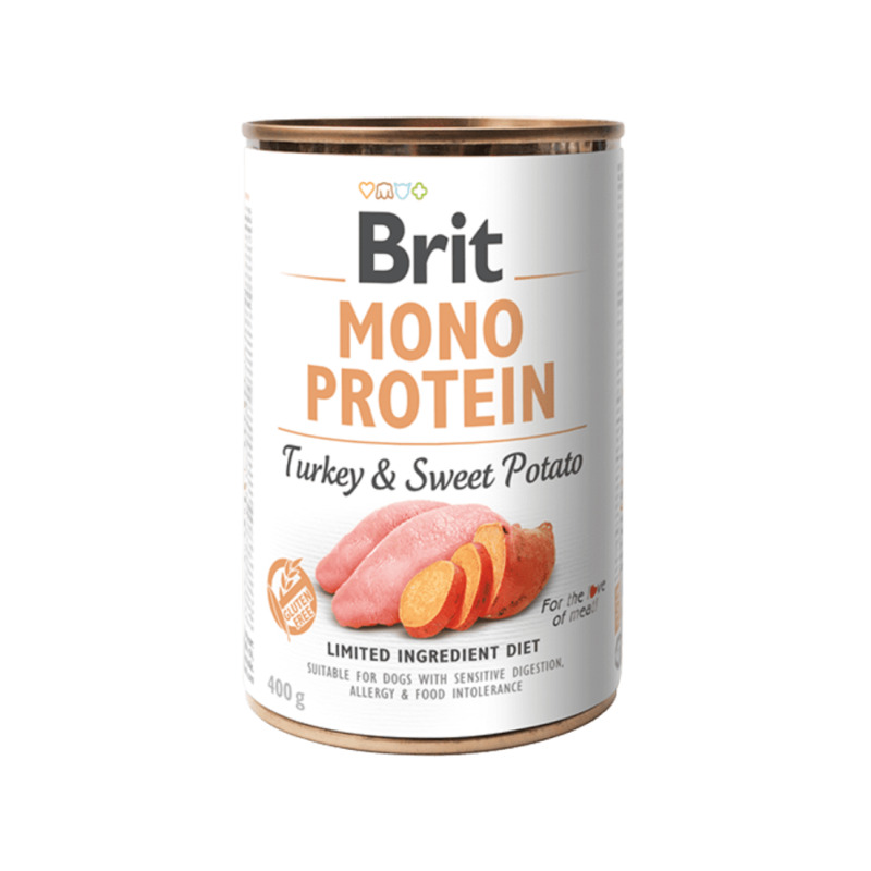 Brit Mono Protein Turkey & Sweet Potato 400 g 
