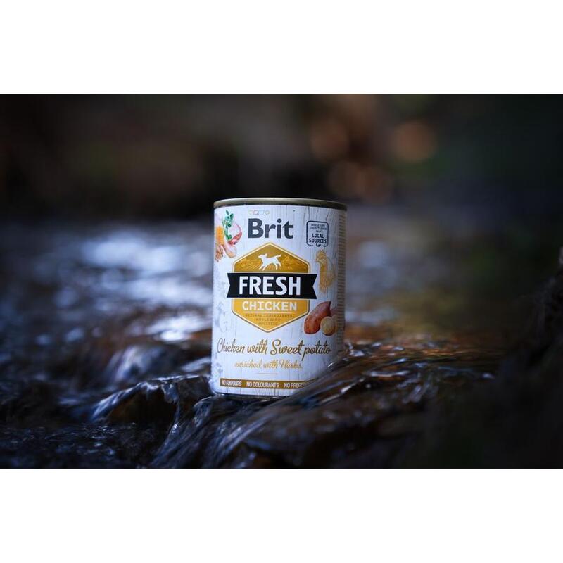 Brit Fresh Chicken with Sweet Potato 400 g 