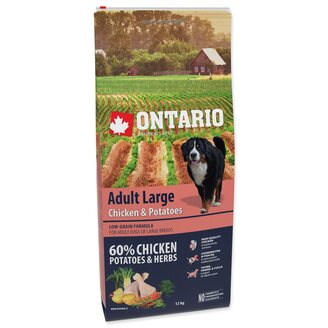 Ontario Adult Large Chicken & Potatoes 12 kg