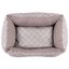 Dog Fantasy Sofa etno hnědý pelech L - 75x55x20cm