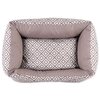 Dog Fantasy Sofa etno hnědý pelech M - 65x50x18cm