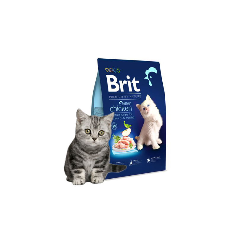 Brit Premium by Nature Cat. Kitten Chicken 8 kg
