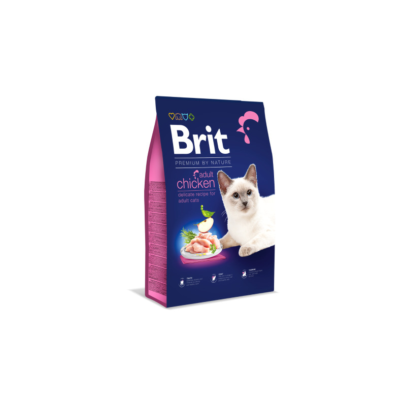 Brit Premium by Nature Cat. Adult Chicken 8 kg 