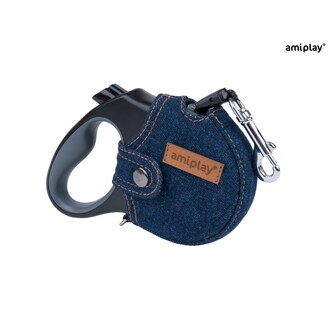 Amiplay Vodítko Infini s Denim S 3m - 12 kg námořní