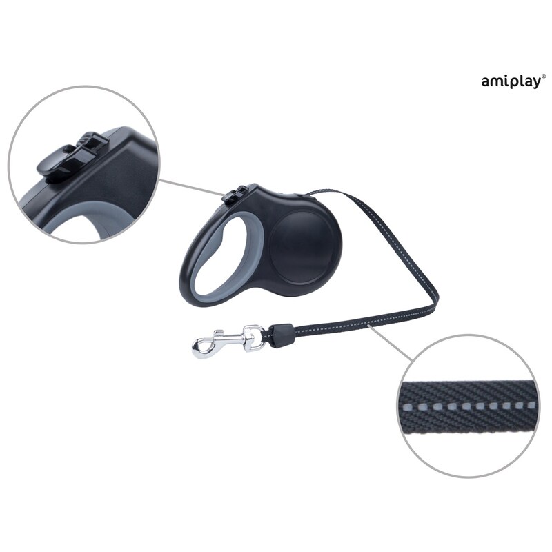 Amiplay Vodítko Infini s Denim S 3m - 12 kg námořní