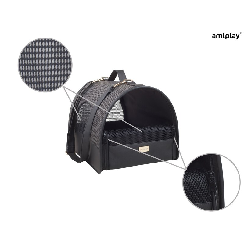 Amiplay Transporter Morgan L 45 x 29 x 28 cm černý