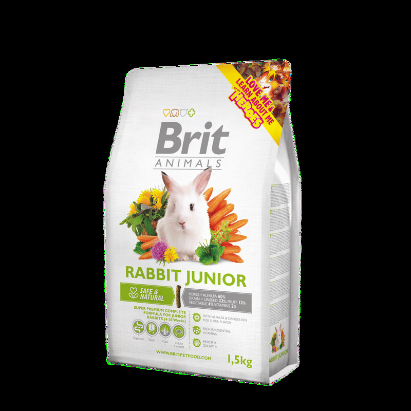 Brit Animals Rabbit Junior Complete 1,5 kg 