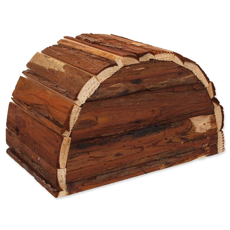 Small Animals Dřevěný domek hobit 25 x 16 x 15 cm