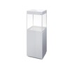 Akvárium set AQUAEL GLOSSY CUBE Day&Night bílé 135L