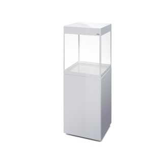 Akvárium set AQUAEL GLOSSY CUBE Day&Night bílé 135L