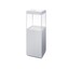 Akvárium set AQUAEL GLOSSY CUBE Day&Night bílé 135L