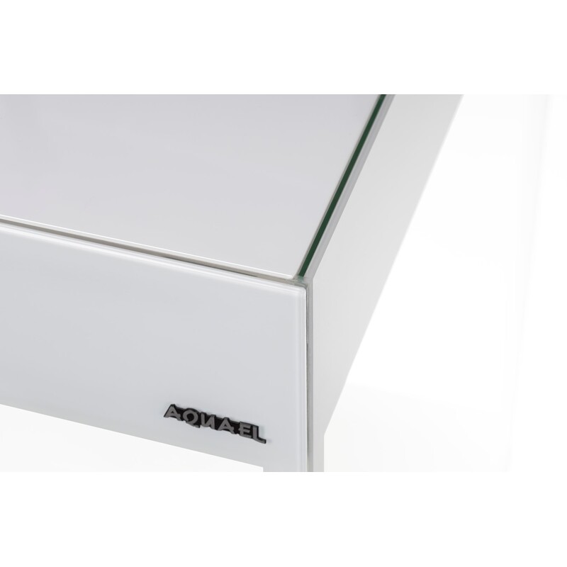 Akvárium set AQUAEL GLOSSY CUBE Day&Night bílé 135L